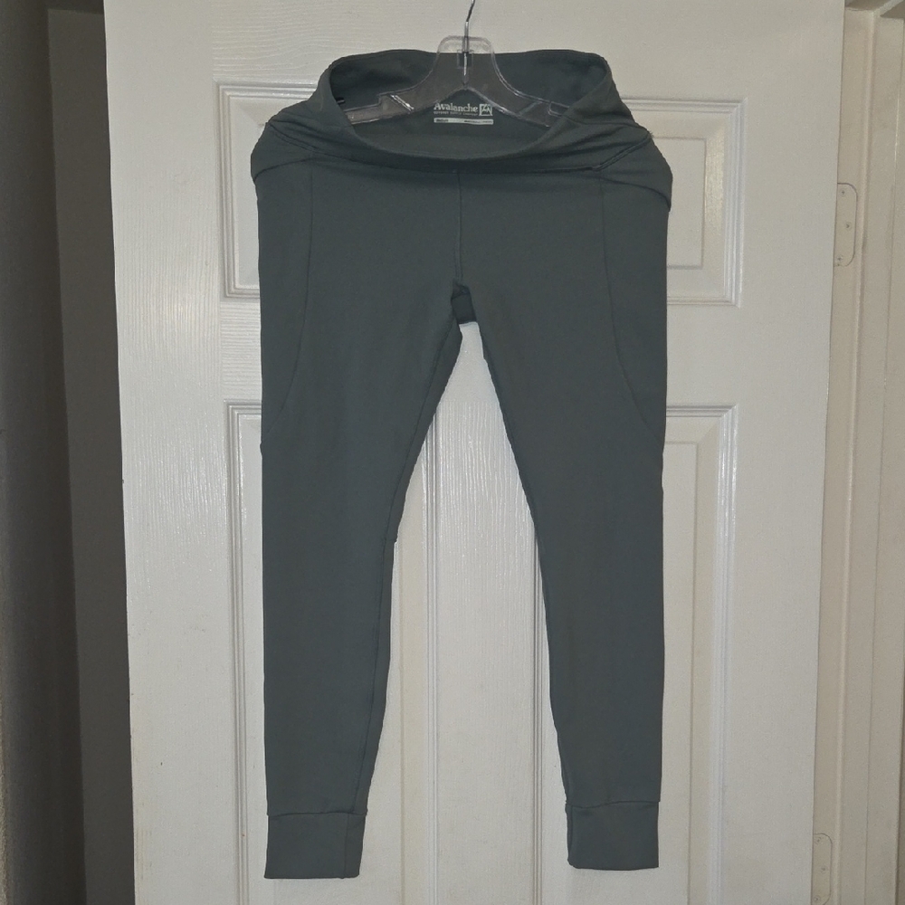Avalanche Olive Green Leggings